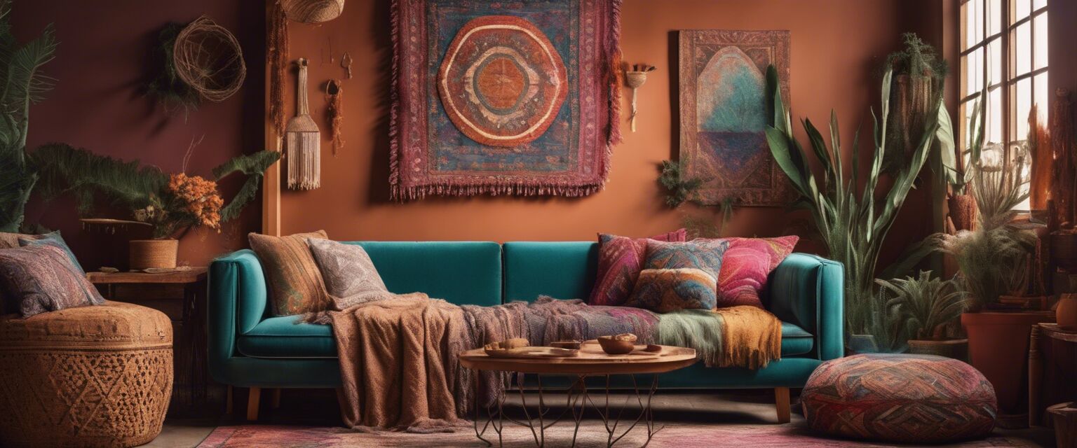 Boho color palette