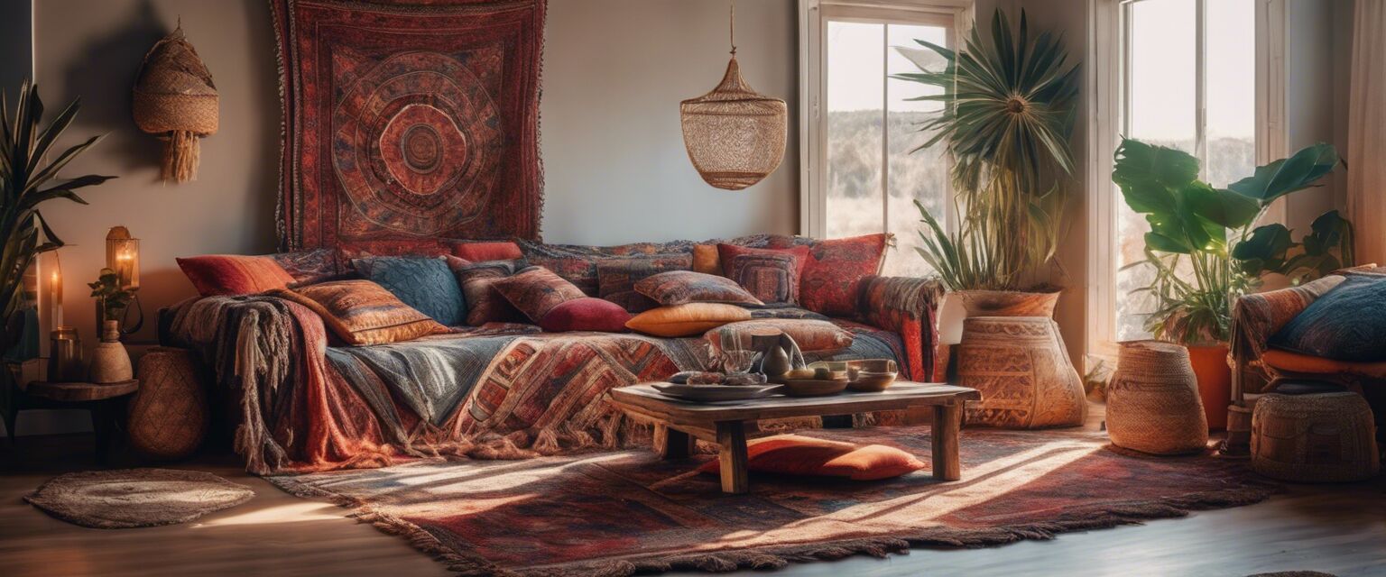 Layered bohemian textiles