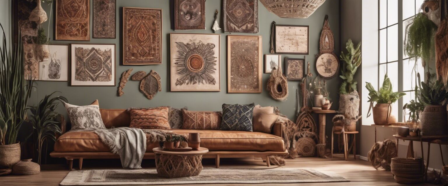 Bohemian wall art