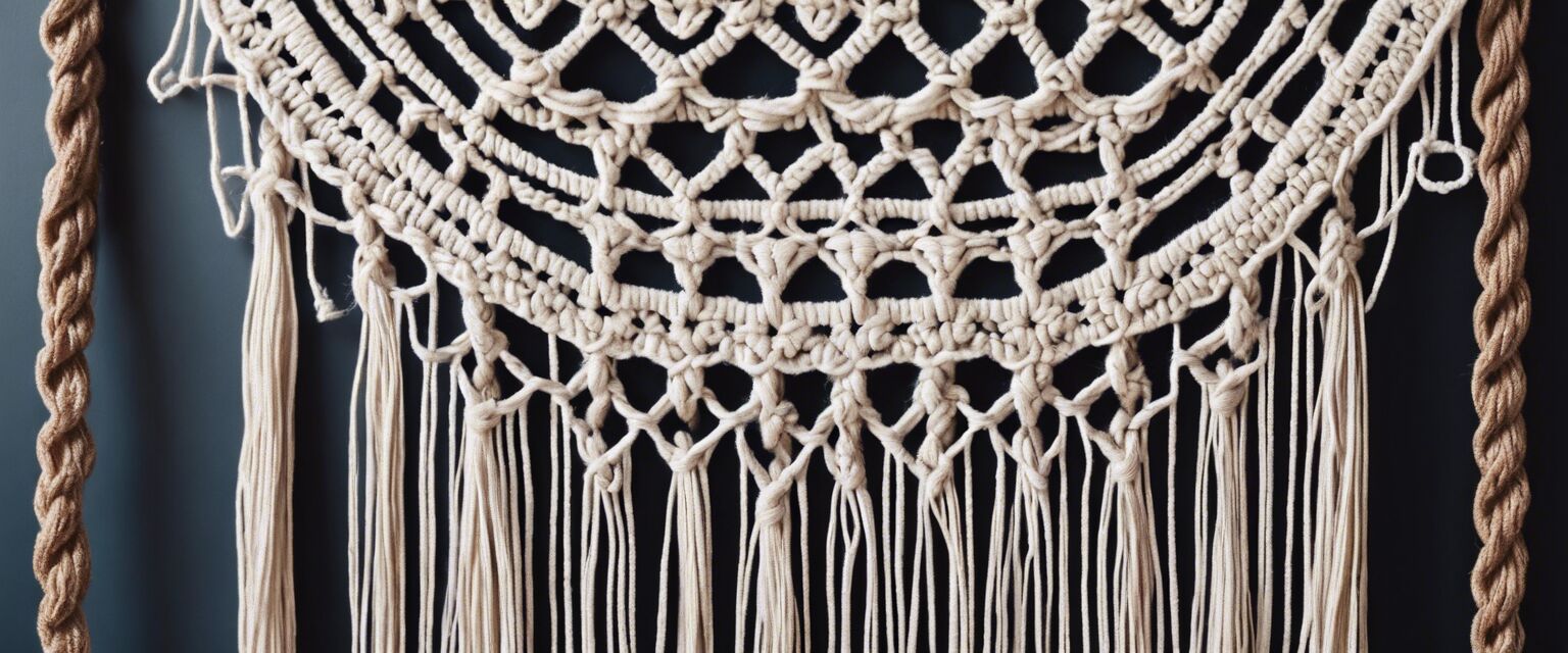 MacramÃ© wall hanging