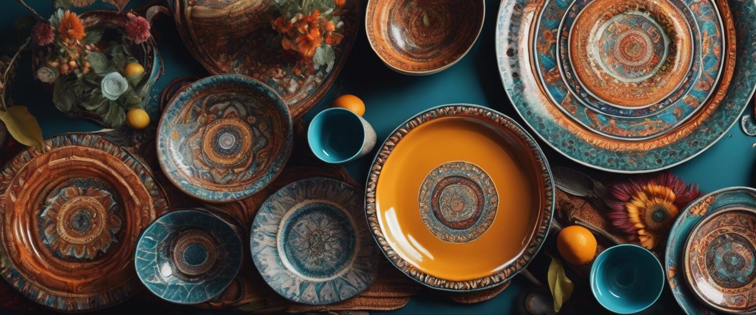 Colorful kitchenware