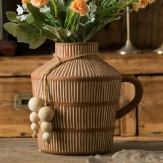 Mowtanco Rustic Farmhouse Vase