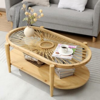 RUSTOWN Rattan Coffee Tables