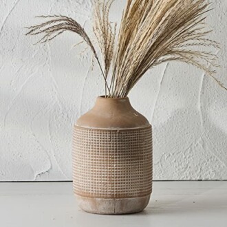 SIDUCAL Ceramic Rustic Farmhouse Vase